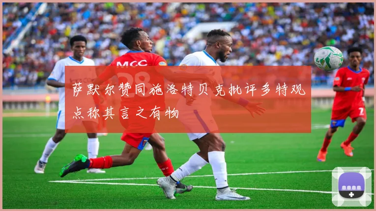 萨默尔赞同施洛特贝克批评多特观点称其言之有物